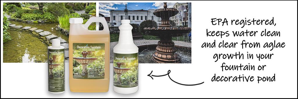 algae fountain decorative control
